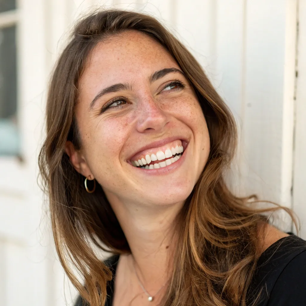 Emma Johnson smiling brightly